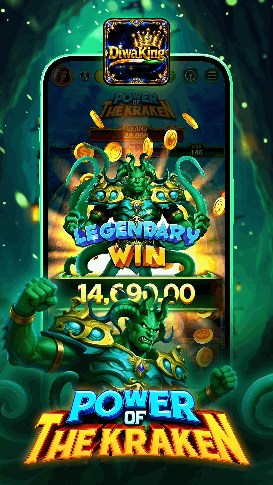 Diwa King live game interface